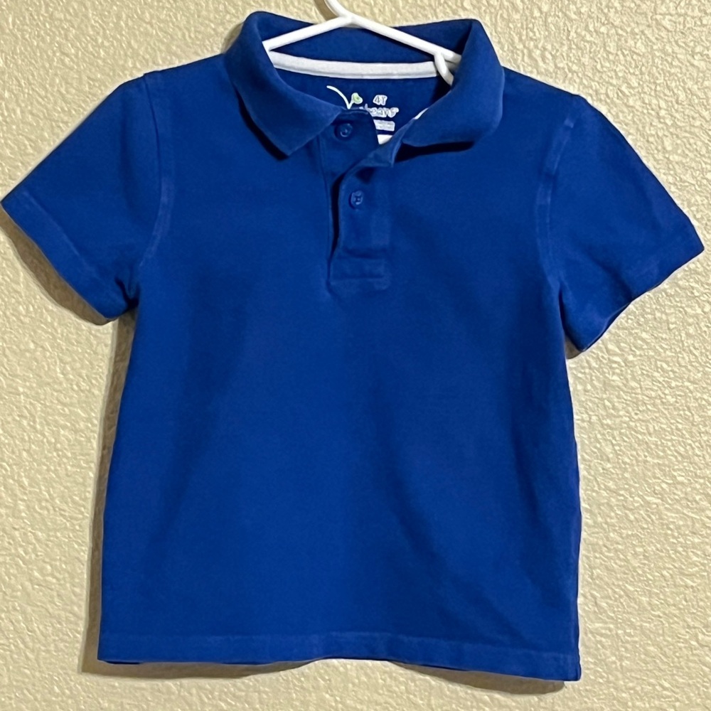 Jumping Beans Little Boy’s 4T Royal Blue Polo Shirt